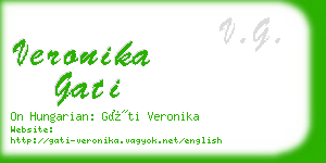 veronika gati business card